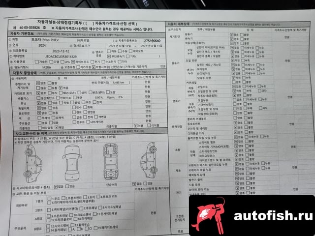 Toyota Prius Prius 5th Generation 2023 года - вид 18
