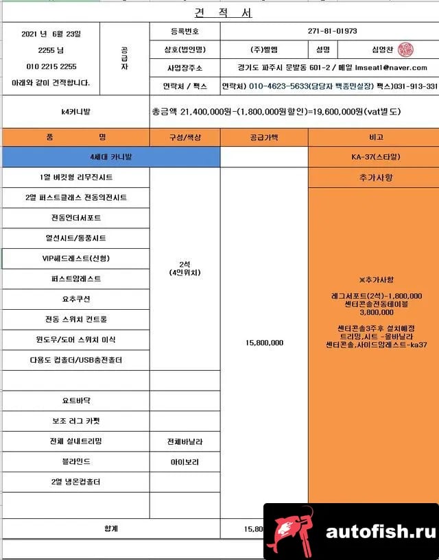 Kia Carnival Carnival 4th generation 2021 года - вид 6