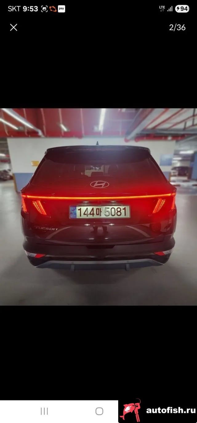 Hyundai Tucson Tucson Hybrid (NX4) 2022 года - вид 2