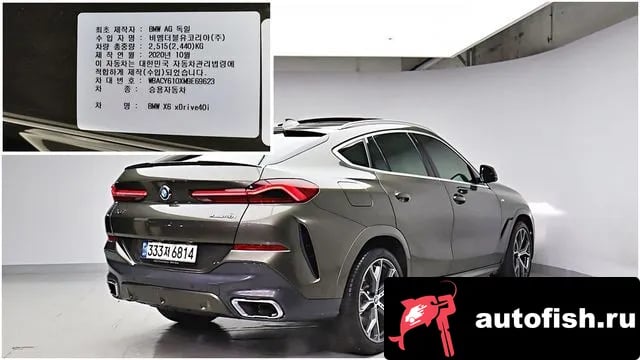 BMW X6 X6 (G06) 2021 года - вид 2