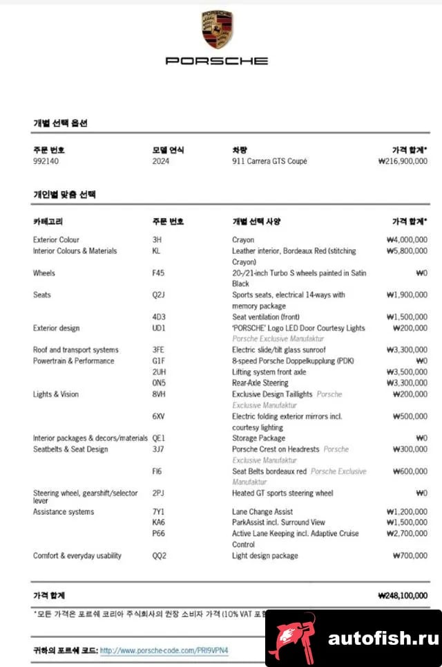 Porsche 911 911 (992) 2024 года - похожие автомобили