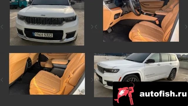 Jeep Cherokee Grand Cherokee (WL) 2021 года - автомобиль из Южной Кореи