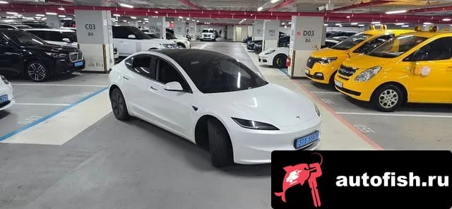 Tesla Model 3 Model 3 2024 года - автомобиль из Южной Кореи