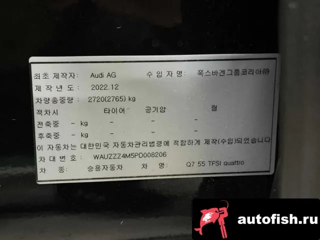 Audi Q7 Q7 (4M) 2023 года - похожие автомобили