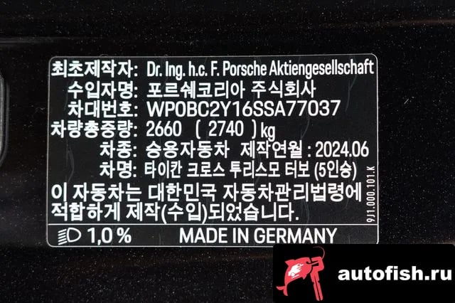 Porsche Taycan Taikan 2025 года - вид 5
