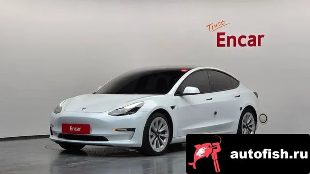 Tesla Model 3 Model 3 2022 года - автомобиль из Южной Кореи