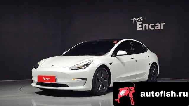 Tesla Model 3 Model 3 2022 года - автомобиль из Южной Кореи