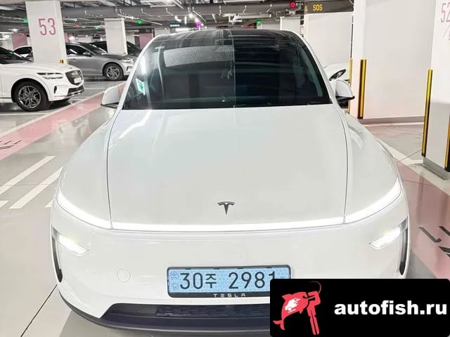Tesla Model Y Model Y 2025 года - автомобиль из Южной Кореи