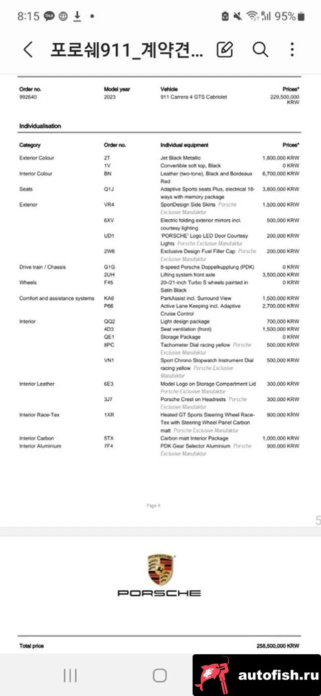 Porsche 911 911 (992) 2023 года - вид 2